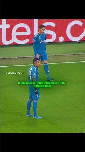 Bro robbed Ronaldo's free kick 😮🥶 #cristianoronaldo #football #edit #fyp #soccer #cr7 #funk #shorts
