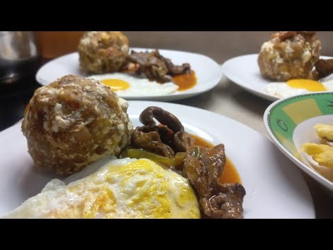 BOLÓN. el desayuno completo Ecuatoriano .