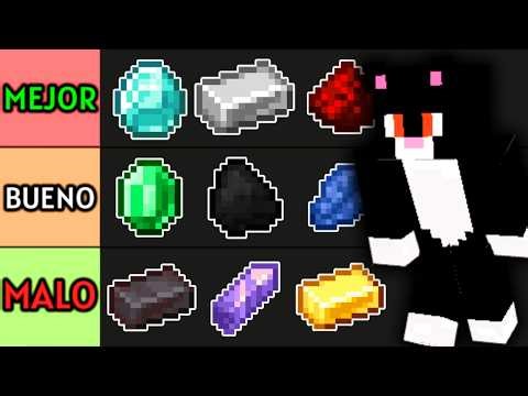 ¿Cuales Son Los Mejores MINERALES De Minecraft?