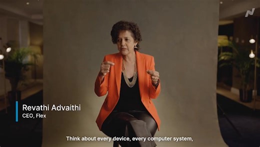 In this Nasdaq #FutureForward segment, Flex CEO Revathi Advaithi shares how AI is redefining the machines, systems, and infrastructure all around us — and why this physical transformation is the next frontier of innovation. #AIInfrastructure #Leadership #Manufacturing #Innovation #WomenInTech #FutureOfAI | Flex