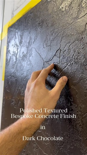 Polished Textured Bespoke Concrete Finish #interiors #homedecor #venetianplaster #interiordesign