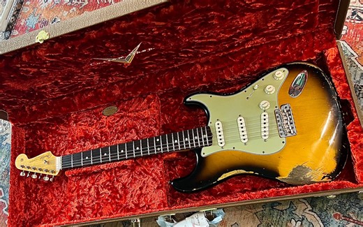 初恋的感觉 2022 fender custom shop 1960开箱音色试听
