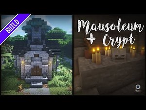 Minecraft Build : ⚰️ Mausoleum + Crypt | Halloween 🕯️