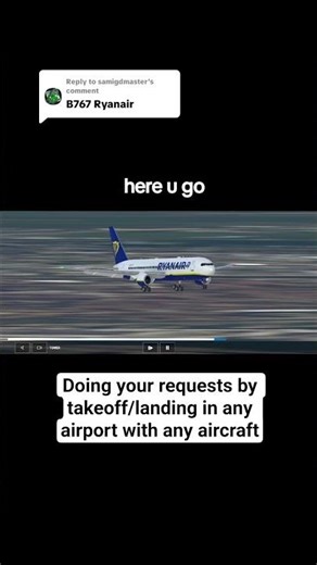 DOING YOUR REQUESTS BY TAKEOFF/LANDING IN ANY AIRPORT WITH ANY AIRCRAFT #rfs #planes #montagem