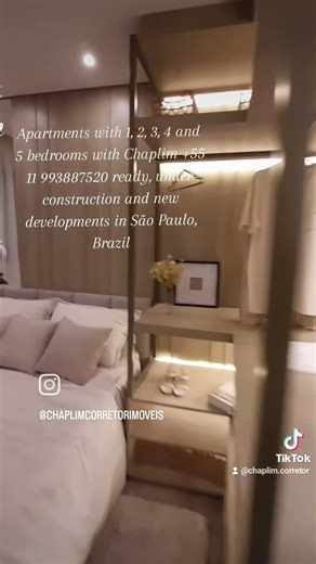 Apartments with 1, 2, 3, 4 and 5 bedrooms with Chaplim +55 11 993887520 ready, under construction SP