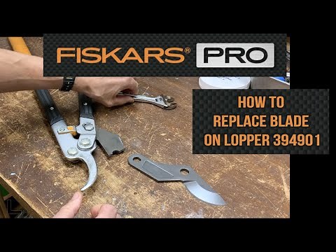 How to Replace the Blade on Fiskars Pro Lopper - Change The Blade 394901