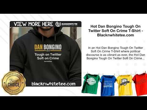 Hot Dan Bongino Tough On Twitter Soft On Crime T-Shirt