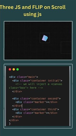 Three.js + FLIP on Scroll | Smooth 3D Layout Transitions with Scroll Animation