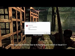 Skyrim runtime error r6025 in Visual C++ (FIXED)