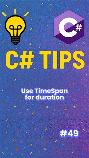 This one line makes C# time code actually readable #csharp #shorts