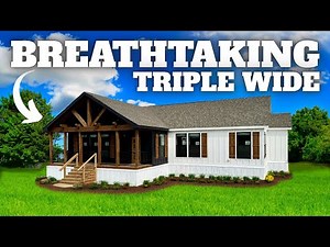 OVERALL "BRILLIANT" triple wide mobile home floor plan! 3 or 4 bedroom option!