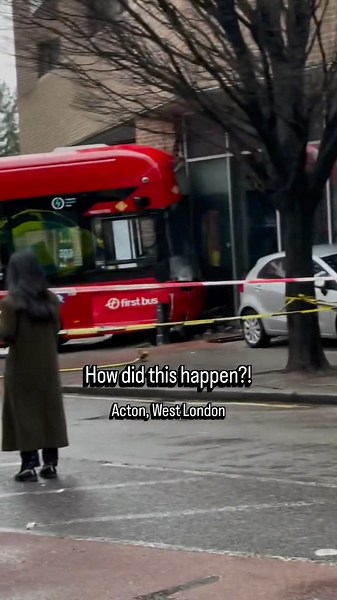 Another Bus Crash… in North Acton #buscrash #londonbus