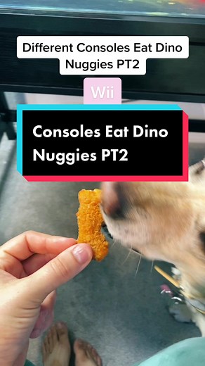 Consoles eat dino nuggies PT2 #funny #gaming #comedy #relatable #gamer
