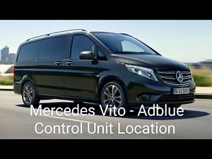 Mercedes Vito - Adblue Control Uint Location