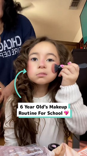 6 year old's makeup routine for kindergarten! 💖👧🏻 | Craft Factory