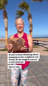 Ok, so here’s the thing: both rocks and weight vests are adding LOAD to your walks. That can be a great thing but weight vests add a single unchanging repetitive load and rocks give you huge variety. That’s a big deal because what our bodies need is VARIETY. That’s because the benefits you get from load are extremely specific. Doing the same thing all the time only affects a limited number of your cells, which leads to some parts being overused and other parts being underused. And THAT, my frien