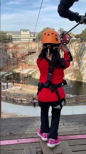 Quarry Park Adventure Rocklin Zip-line POV | Quick Ride