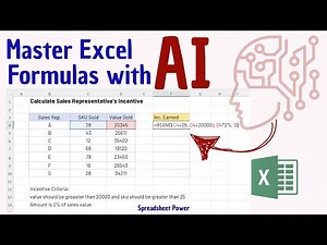 Excel + AI | How to Use AI in Excel Sheet