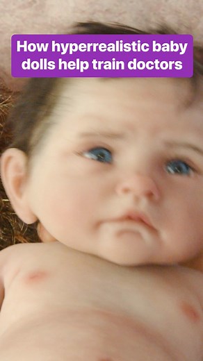 These dolls are created to mimic real babies, and are used to train aspiring doctors. #dolls #inventions #medicaltraining | Insider Science