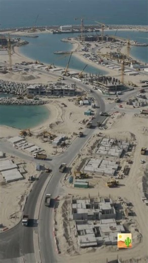 How Dubai Built Palm Jumeirah 🌴🏗️ #architecture #construction