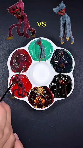 How Poppy Playtime Chapter One Scares You #poppyplaytime #huggywuggy #colormixingmagic #colors