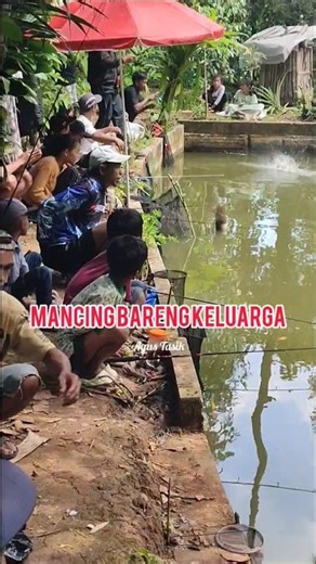 seru mancing bareng keluarga