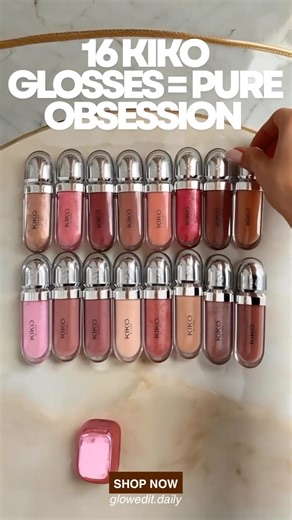 KIKO Milano Lip Gloss Collection – All 16 Shades Swatched! #KIKOMilano #KIKOLipGloss #LipGlossAddict