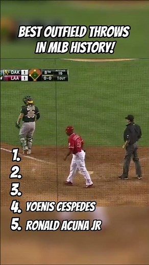 Best Outfield Throws In MLB History!!
