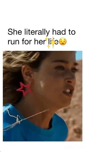 The fact she survived that fall is crazy to me #run #movie #viral #explore #shorts #movies #series
