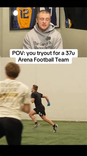 What a 37u Arena Football Tryout is like: #football #arenafootball #nfl | Richie Murphy