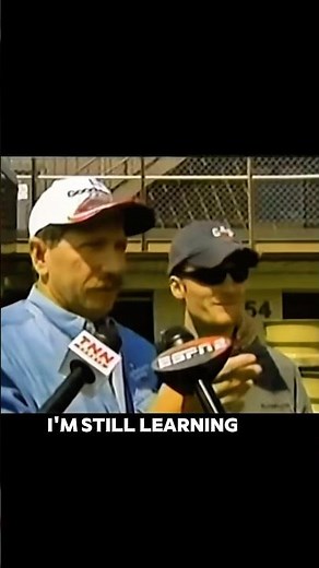 Dale Earnhardt & Dale Jr “Please wear the sponsor’s hat” 2000 #nascar #racing