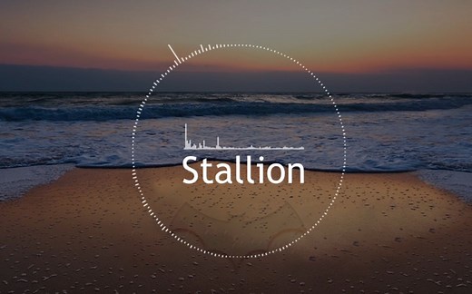大气磅礴曲子-Stallion，可视化音乐波形节奏跳动视频特效