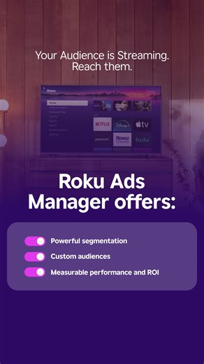 Roku Ads Manager simplifies CTV advertising. With easy-to-use features, running your campaigns has never been easier. | Roku Advertising