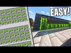Easiest Automatic Sugarcane Farm! | Minecraft Java & Bedrock 1.21+