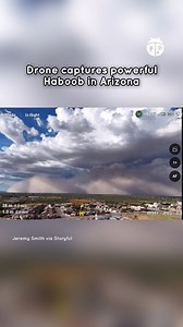 Arizona skies put on a different kind of show Sunday evening. 🌫️ A massive dust storm, known locally as a haboob, swept into Sierra Vista after afternoon storms rolled through. It’s dust storm season in the desert, and this one was a dramatic reminder of just how quickly the skies can change. | WeatherBug