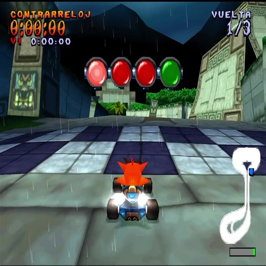 Contrarreloj en Crash Team Racing para PS1