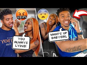 Starting A Argument With My Boyfriend Then SPYING On Him.. *CAUGHT CHEATING*