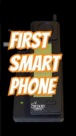 The first smartphone, IBM Simon Personal Communicator