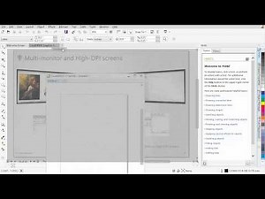 CorelDRAW® Graphics Suite X7 - New high-resolution and multi-display support