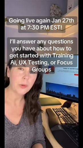 A few moments from my LIVE. Tune in LIVE Tuesday, Jan 27th at 7:30 PM EST. Answers to any questions you have! #tiktoklive #workonline #workfromhome #makemoneyonline #dataannotation
