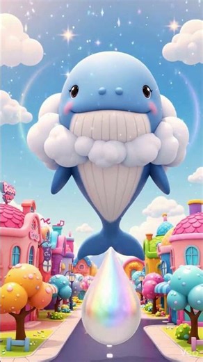 🐋 The MAGIC Singing Whale Cloud! 🌈☁️ | Cozy Toddler Cartoon