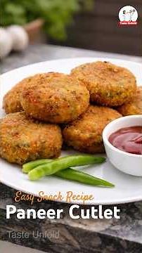 Paneer Cutlet Recipe | Crispy Veg Cutlet | Easy Snack Recipe