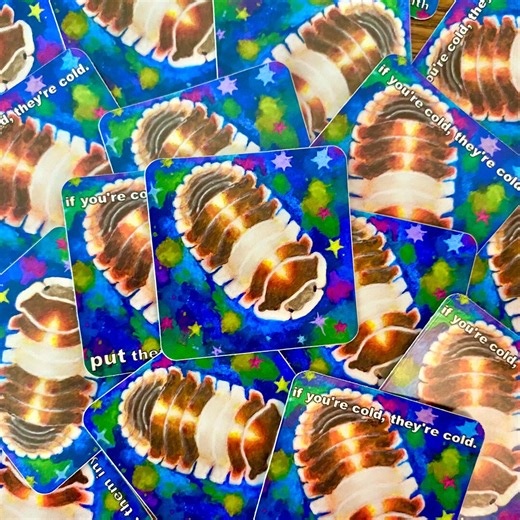 Cappuccino Isopod 2x2 Inch Waterproof Sticker - Etsy