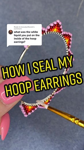 How to Seal Hoop Earrings for Beading | Beading Tutorial