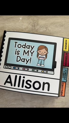 Visual Schedule Flip-Book for Special Education Classroom Management