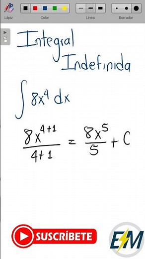 Cómo Resolver una Integral Indefinida en 1 Minuto | Explicación Fácil #energymath