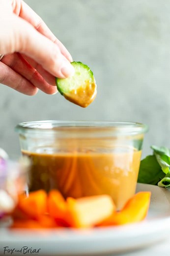 The BEST EVER Thai Peanut Sauce