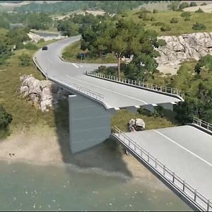 Cars VS Broken Bridge #128 #BeamNG.drive | H Gaming