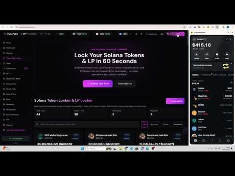 How to Lock Liquidity on Solana (60 Seconds) | StakePoint 2026