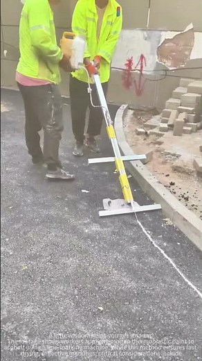 Hot melt marking construction: efficient process